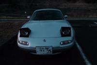 Mazda MX-5 NA roadster front three-quarter view, Wikimedia Commons photo